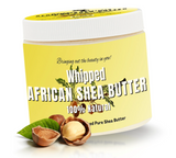 Whipped African Shea Butter - Unscented (12oz)  *GET 12 OR MORE @$9ea*