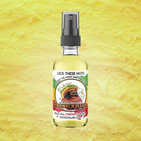 Lick These Nuts – KronicKiller Air Freshener & Burning Oil